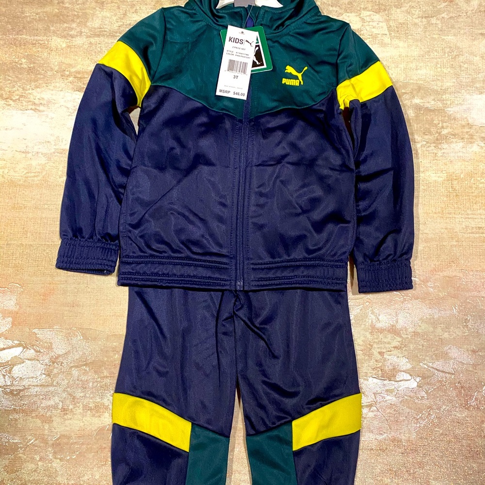 PUMA Boys  Jacket and Pant Set